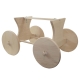 Untergestell für Babykorb, Stubenwagen Korb aus aus Holz