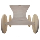 Untergestell für Babykorb, Stubenwagen Korb aus aus Holz