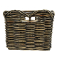 Holzkorb Korb Tragekorb aus Rohr gefüttert (57x47x35)