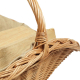 Holzkorb Korb Tragekorb aus gesottener Weide (70x38x11/42)