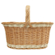 Einkaufskorb Handkorb Bäckerkorb Weide Korb ungefüttert (53x40x24/40)