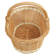 Einkaufskorb Handkorb Bäckerkorb Weide Korb ungefüttert (53x40x24/40)