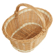 Einkaufskorb Handkorb Bäckerkorb Weide Korb ungefüttert (53x40x24/40)