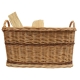 Holzkorb Korb Tragekorb aus gesottener Weide (58x48x30/37)