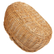 Einkaufskorb Handkorb Weide Korb ungefüttert (49x32x23/36)