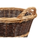 Holzkorb, Tragekorb, Pflanzkorb, Gartenkorb, Korb ungefüttert (D:45cm)