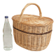 Einkaufskorb Handkorb Weide Korb mit Klappdeckel (41x28x25/40)