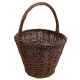 Gartenkorb, Einkaufskorb, Handkorb, Pflanzkorb Korb aus Weide (D:36)
