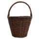 Gartenkorb, Einkaufskorb, Handkorb, Pflanzkorb Korb aus Weide (D:36)