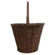 Gartenkorb, Einkaufskorb, Handkorb, Pflanzkorb Korb aus Weide (D:36)