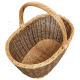 Einkaufskorb Handkorb Weide Korb ungefüttert (42x28x22/40)