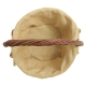 Gartenkorb, Einkaufskorb, Handkorb, Pflanzkorb Korb aus Weide (D:45)