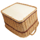Holzkorb Korb Tragekorb aus gesottener Weide (53x45x29/35)