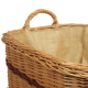 Holzkorb Korb Tragekorb aus gesottener Weide (53x45x29/35)