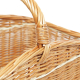 Einkaufskorb Holzkorb Korb Tragekorb aus gesottener Weide (50x30x20/38)