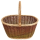 Einkaufskorb Handkorb Weide Korb ungefüttert (42x26x22/38)