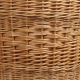 Wäschekorb gefüttert - Korb für Wäsche aus gesottener Weide (53x44x62)