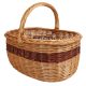 Einkaufskorb Handkorb Weide Korb ungefüttert (49x38x24/36)