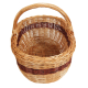 Einkaufskorb Handkorb Weide Korb ungefüttert (49x38x24/36)