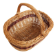 Einkaufskorb Handkorb Weide Korb ungefüttert (49x38x24/36)