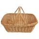 Einkaufskorb Handkorb Weide Korb ungefüttert (47x36x17/34)