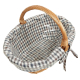 Einkaufskorb Handkorb Weide Korb gefüttert (52x38x25/40)