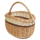 Einkaufskorb Handkorb Weide Korb ungefüttert (44x30x21/42)