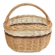 Einkaufskorb Handkorb Weide Korb ungefüttert (44x30x21/42)