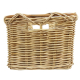 Holzkorb Korb Tragekorb aus Rohr gefüttert (57x48x35)