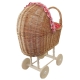 Puppenwagen Klassisch aus Weide Spielzeug Wagen Puppen