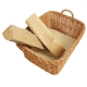 Holzkorb Kaminholzkorb Tragekorb Korb für Holz aus Weide (60x50x30/36)
