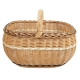 Einkaufskorb Handkorb Weide Korb ungefüttert (50x35x25/35)