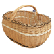 Einkaufskorb Handkorb Weide Korb ungefüttert (50x35x25/35)