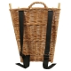 Tragekorb, Kiepe, Rucksackkorb aus gesottener Weide (45x45x48/55)