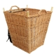 Tragekorb, Kiepe, Rucksackkorb aus gesottener Weide (45x45x48/55)