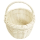 Einkaufskorb Handkorb helle Weide Korb ungefüttert (44x33x24/36)