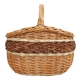Einkaufskorb Handkorb Weide Korb ungefüttert (41x33x23/40)