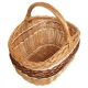 Einkaufskorb Handkorb Weide Korb ungefüttert (41x33x23/40)