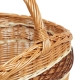 Einkaufskorb Handkorb Weide Korb ungefüttert (41x33x23/40)