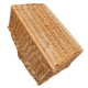 Holzkorb Korb Tragekorb aus gesottener Weide -ungefüttert- (60x36x22/43)