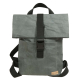 Papyr Roll-Top Rucksack, robuster Rucksack aus veganem Leder (35x10x40)