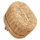 Einkaufskorb Handkorb Weide Korb mit Klappdeckel (39x303x24/38)