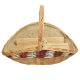 Holzkorb Korb Tragekorb aus gesottener Weide (66x47x10/45)