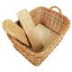 Holzkorb Korb Tragekorb aus gesottener Weide (58x48x30/36) ungefüttert
