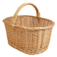 Einkaufskorb groß, Handkorb, klassischer großer Weide Korb ungefüttert (54x38x26/42)