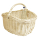 Einkaufskorb Handkorb helle Weide Korb ungefüttert (46x35x21/36)