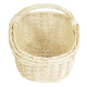 Einkaufskorb Handkorb helle Weide Korb ungefüttert (46x35x21/36)