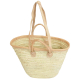 Strandtasche Korbtasche Natur aus Palmblatt (50x20x35/47)
