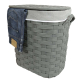 Wäschekorb, Wäschesammler mit Klappdeckel (55x40x58)