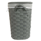 Wäschekorb, Wäschesammler mit Klappdeckel (55x40x58)